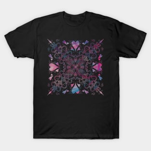 Hearts Mandala T-Shirt